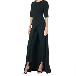 Kate Unger Women’s Davina Crepe Jumpsuit, Black, size 8.
